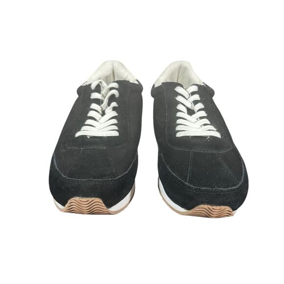 Madewell Black Suede Leather Retro Sneakers Women’s Size 8 mens’s 6.5 unisex - Picture 2 of 12